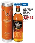 Glenfiddich 14 YO Malt Rich Oak Whisky In Gift Tin-750ml