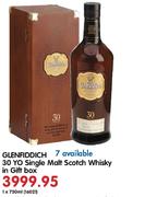 Glenfiddich 30 YO Single Malt Scotch Whisky In Gift Box-750ml