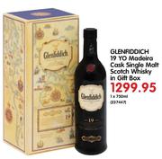 Glenfiddich 19 YO Maderia Cask Single malt Scotch Whisky In Gift Box-750ml