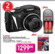 canon SX130 Ultra Zoom Camera Bundle Per Bundle