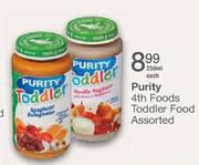 Purity 4th Foods Toddler Food-250ml