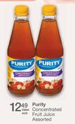 Purity Concentrated Fruit Juice