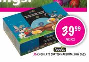 Foodco Chocolate Coated Marshmallow Eggs-36 per box