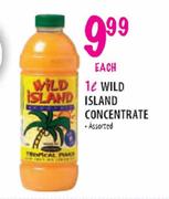 Wild Island Concentrate Assorted-1 Ltr each