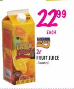 Liqui Fruit Juice Assorted-2 Ltr each