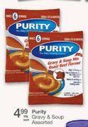 Purity Gravy & Soup Assorted-30g each