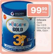 Infacare Gold No. 1/2/3 Growing-Up Milk, Each-900g