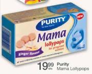 Purity Mama Lollypops-10's