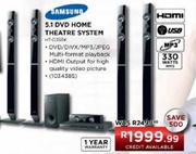 Samsung 5.1 DVD Home Theatre System (HT-D355K)
