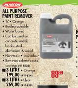 Plascon All Purpose Clear Paint Remover-3ltr