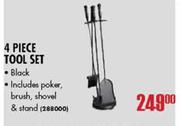 Black Tool Set-4 Piece