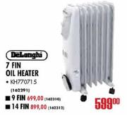 Delenghi 9 Fin Oil Heater