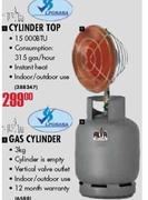Cylinder Top 15 000BTU