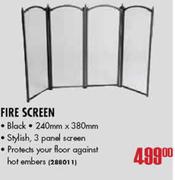 Fire Screen 240x380mm