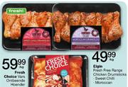 Elgin Fresh Free Range Chicken Drumsticks (Sweet Chilli,Moroccan) Per Kg
