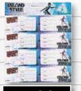 Island Style Booketikette -16 Pak