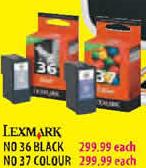 Lexmark NO 36 Black-each