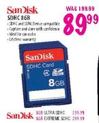 Sandisk Extreme SDHC-8GB
