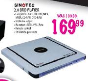 Sinotec 2.0 DVD player