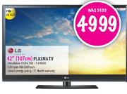 LG Plasma HD Ready TV-42"(107cm)