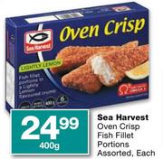 Sea Harvest Oven Crisp Fish Fillet Portions-400gm