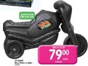 GT-Rider Black Ride-on-Bike-Each