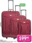 Vogue 3 Piece Trolley Set-Per Set