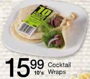 Cocktail Wraps-10's