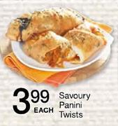 Savoury Panini Twists-Each