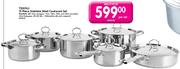 Tissolli 12 Piece Stainless Steel Cookware Set-Per Set