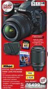 Nikon Digital SLR Camera Twin Lens Package