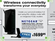 Netgear 300MBS Wireless Router + USB Adapter