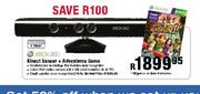 XBOX360 Kinect Sensor + Adventures Game