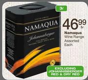 Namaqua Wine Range Assorted Each -3l