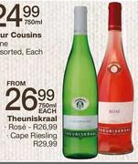 Theuniskraal Cape Riesling- 750ml 