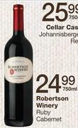 Robertson Winery Ruby Cabernet- 750ml