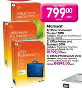 Microsoft Office Home and Student 2010-Each