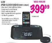 Iluv Ipod Clock Radio(IMM153BLK)