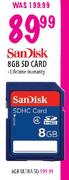 SanDisk 8GB SD Card