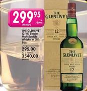 The Glenlivet 12 Yo Single Malt Scotch Whisky In Gift Box-1*750ml