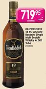 Glenfiddich 18 Yo Ancient Reserve Single Malt Scotch Whisky In Gift Tube-1*750ml