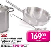 Aro Stainless Steel Professional Frypan-24cm