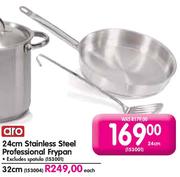 Aro Stainless Steel Professional Frypan-32cm