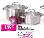 Aro Stainless Steel Professional Cooking Pot-11l