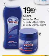 Clere Active For Men Body Lotion-400ml
