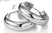 Bold Silver Collection Earring 