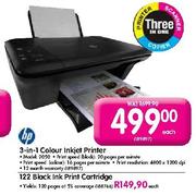 HP 3-in- Colour Inkjet Printer (2050)