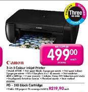 Canon 3-in- Colour Inkjet Printer (MP280)