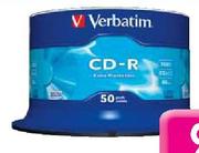 Verbatim 50 Pack DVD-R Printable Disk Spindle Pack Per Pack