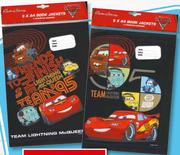 Cars A4 Book Jackets-5 Pack